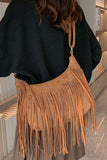 Fringe Adjustable Strap Shoulder Bag DJPT