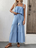 Cami Top and Wide Leg Pants Set DJPT