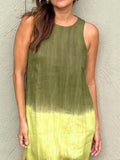 Size Sleeveless Gradient Tank Midi Dress Plus Size DJPT