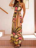 Halter Neck Maxi Cami Dress DJPT