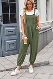 Knotted Strap Overalls with Pockets DJPT