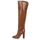Large Size Brown High And Knee Boots Winter Chengdu Ebay High Quality Shoes