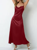 Cowl Neck Cami Dress DJPT