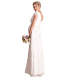 Women's Lace Pregnant Women's Lotus Leaf Side Short-Sleeved Dress Photography Flying Sleeve Dress 1108 Maternity