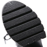 Autumn And Winter Large Size New Strap Thick-Soled Waterproof Table Women's Shoes Thick High Heel Short Boots High Quality Shoes