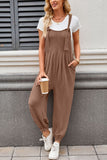 Knotted Strap Overalls with Pockets DJPT