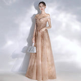 Dress 2025 New Engagement Toast Host Bridesmaid Performance Dream Annual Meeting Dress Dress Dress Girl