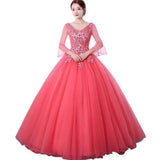Dress Puffy Skirt Host Long Performance Costume Vocal Art Exam Students Singing Stage Annual Meeting Dress Female