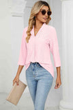 Three-Quarter Sleeve Blouse DJPT