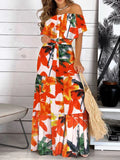 Off Shoulder Maxi Dress DJPT