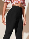 Size High-Waist Flare Active Pants Plus Size DJPT