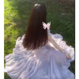 Mermaid Spaghetti Straps Backless Lilac Birthday Dresses Prom Dress SD1154