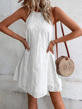 Grecian Neck Mini Dress DJPT
