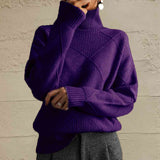 Turtleneck Long Sleeve Sweater DJPT