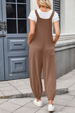 Knotted Strap Overalls with Pockets DJPT