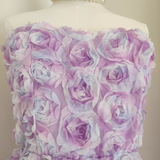 A Line Sweetheart Lilac Lace Vacation Dresses Short Floral Birthday Outfits SD333