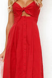Smocked Sweetheart Neck Cami Dress DJPT