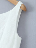 Detail Sleeveless Mini Dress DJPT