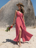 Sleeveless Buttoned Dress DJPT