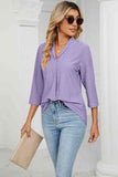Three-Quarter Sleeve Blouse DJPT