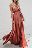 Tie Waist Maxi Dress DJPT