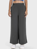Slit Wide Leg Active Pants DJPT
