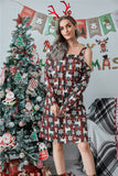 Asymmetrical Neck Long Sleeve Dress DJPT