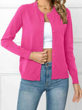 Down Round Neck Cardigan DJPT