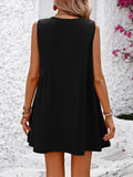 V-Neck Sleeveless Mini Dress DJPT