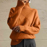 Turtleneck Long Sleeve Sweater DJPT