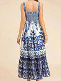 Size Printed Sweetheart Neck Maxi Cami Dress Plus Size DJPT