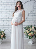 Lace Spelled Pregnant Women Sexy Loose Tailings And Sleeveless 8973 Pregnant Women's Dress Maternity