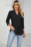 Three-Quarter Sleeve Blouse DJPT