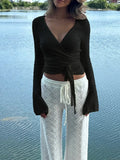 Long Sleeve Ruched Top DJPT