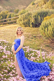 Women's Lace Pregnant Woman Drags-And-Eared Tset Dress Photoless Sleeveless Dress 8862 Maternity