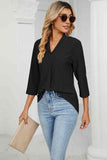 Three-Quarter Sleeve Blouse DJPT