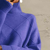 Turtleneck Long Sleeve Sweater DJPT