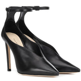 Black And White Fashion Ankle Strap With Fine High Heel Women's Banquet Large-Size Single Shoes Chengdu High Quality Shoes