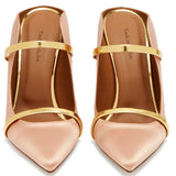 Gold Black High Heel Tip Large-Size Muller Single-Shoe Banquet Fashion Shoes Chengdu High Quality Shoes