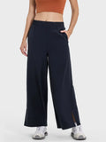 Slit Wide Leg Active Pants DJPT