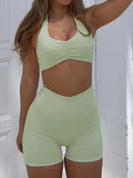 Neck Cami and Shorts Active Set DJPT