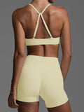 Sports Bra and High-Waisted Shorts Active Set DJPT