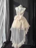 Ball Gown Sweetheart Ivory Short Birthday Dresses Birthday Outfits SD464