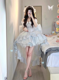 Ball Gown Tulle Homecoming Dresses Birthday Outfits SD520