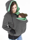 Polka Dot Multifunction Breast-feeding Kangaroo Casual Pregnant Maternity Hooded Sweatshirt Maternity