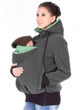 Polka Dot Multifunction Breast-feeding Kangaroo Casual Pregnant Maternity Hooded Sweatshirt Maternity