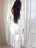Off Shoulder Knit Party Bodycon Baby Shower Pencil Pregnant Maternity Sweater Maxi Dress Maternity