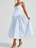 Tank A-line Elegant Maternity Baby Shower Maxi Dress Maternity