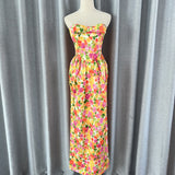 Densate Thoracic Fish Bone Long Dress 2024 New Sweet Engagement Birthday Dress