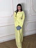 French Small Temperament Summer Solid Color Small Fresh High-End Feel Waist Dress